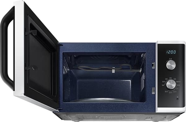 Samsung MG23K3614AW/EG, Bänkskiva, Kombinationsmikrovågsugn, 23 l, 800 W, Vridknapp, Vit