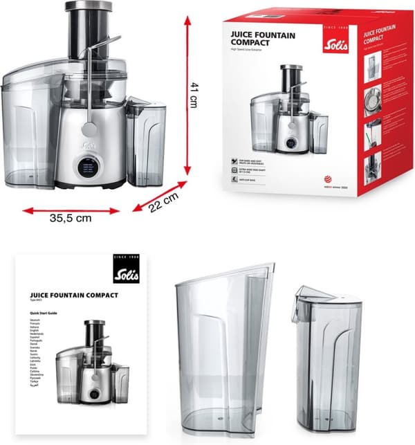 Solis Juice Fountain Compact 8451 - Mehulinko - Mehulinko - Hopea