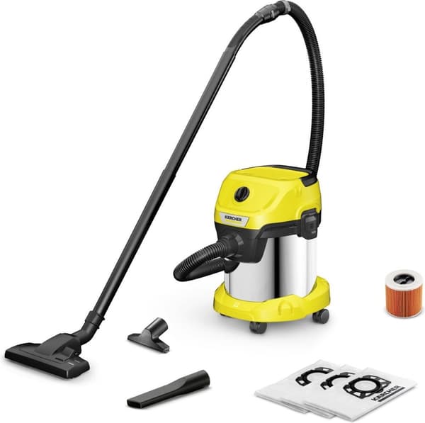 Kärcher WD 3 S 15 l tromle vakuum tør & våd 1000 W støvpose (1.628-150.0)