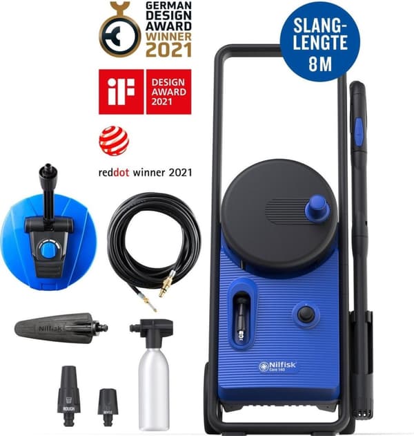 Nilfisk Core 140-8 PowerControl In-Hand PAD EU högtryckstvätt vertikal elektrisk 474 l/h 1800 W