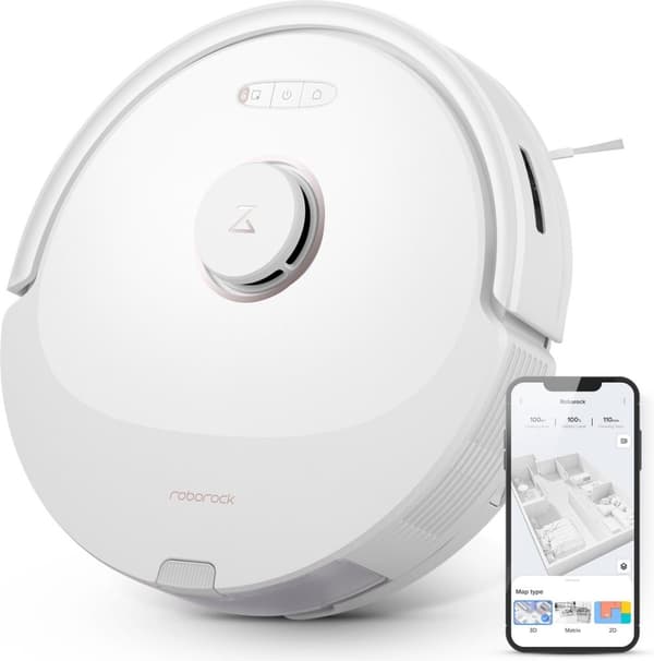 Roborock Q8 Max robotdammsugare 0,77L dammpåse vit (Q8M02-00) Vit