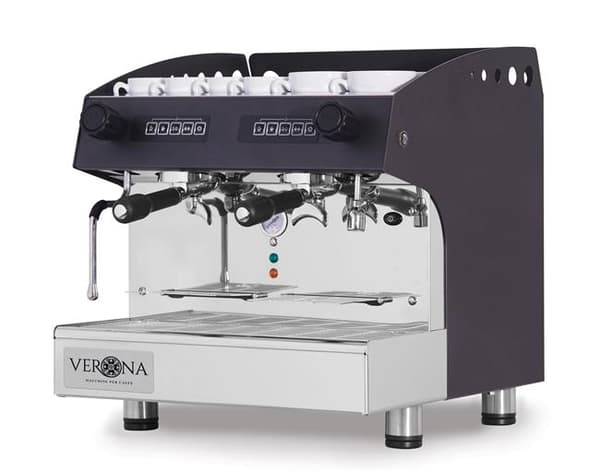 JULIA Kompakt kaffemaskin, 2-grupp, automatisk, svart Basvariant