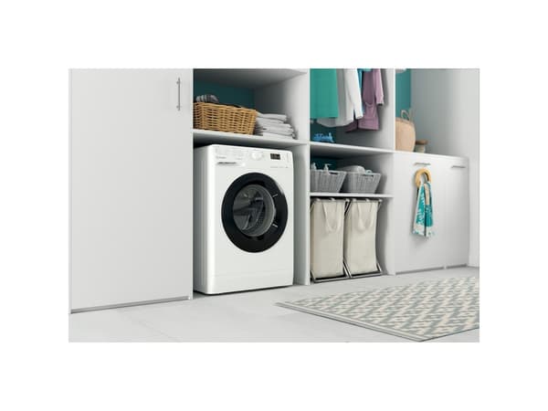 INDESIT INDESIT INDESIT-pesukone MTWSA 61294 WK EE Energiatehokkuusluokka C Etulataus Pesukapasiteetti 6 kg 1151 kierrosta minuutissa Syvyys 42,5 cm