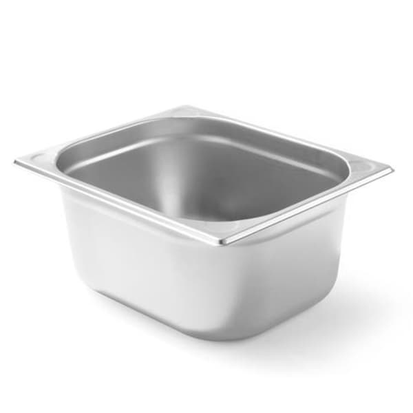 Kitchen Line GN 1/2 stålbeholder, højde 100 mm - Hendi 806333