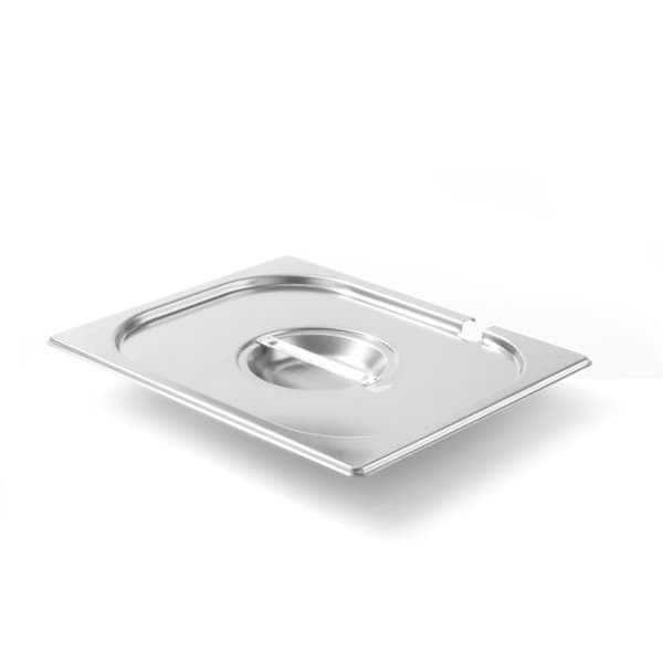 Teräskansi GN-keittiölinjalle aukolla GN 1/2 -kauhalle - Hendi 806937