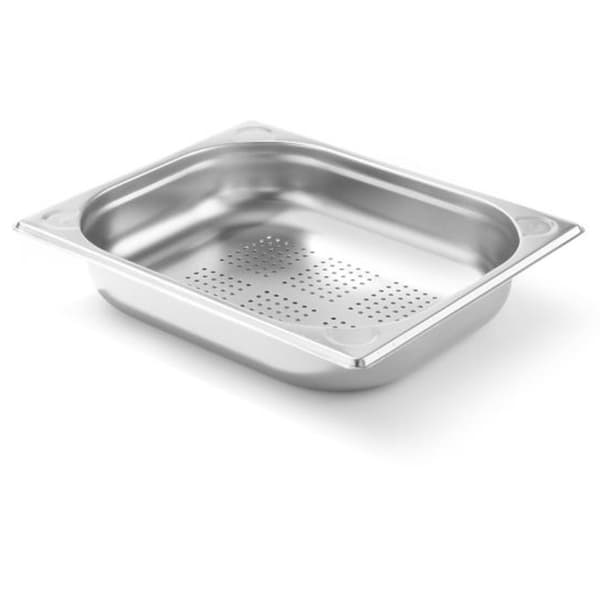 GN 1/2 Kitchen Line -säiliö, rei'itetty, korkeus 65 mm - Hendi 807323