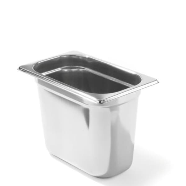 GN beholder 1/4 rustfrit stål Profi Line højde 150 mm - Hendi 801611