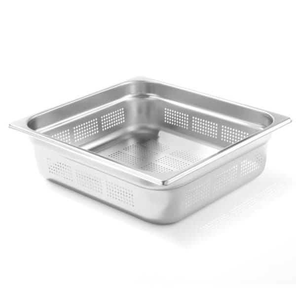 GN 2/3 perforerad behållare, höjd 100 mm - Hendi 802328