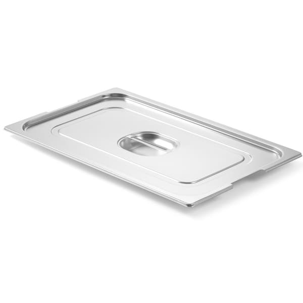 Kansi GN Profi Line -säiliölle, jossa aukko GN1/2-kahveille 265x325mm ruostumaton teräs - Hendi 804223