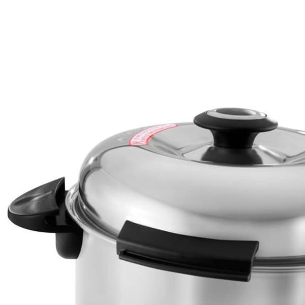 Lämmin kiuas tipparitilällä glögivedelle, ruostumaton teräs 230V 20L