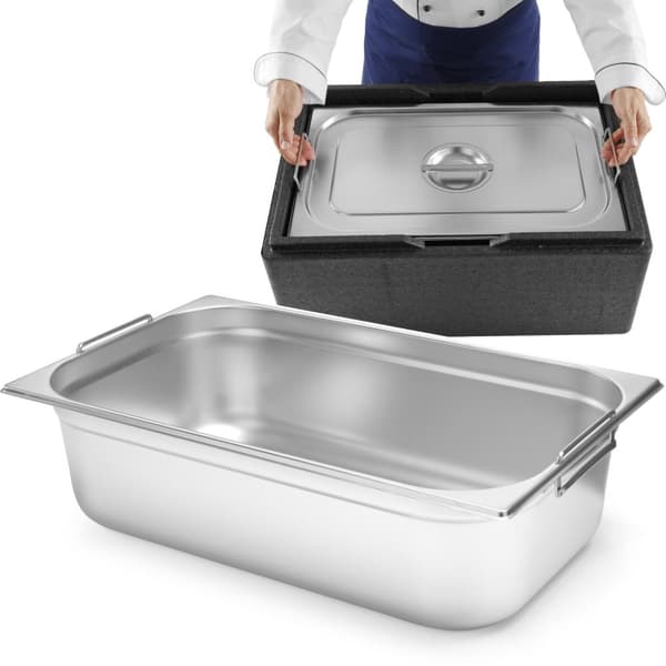 Ruokailuastia GN 1/1 sisäänvedettävällä kahvalla 530x325x150mm 21L 817148