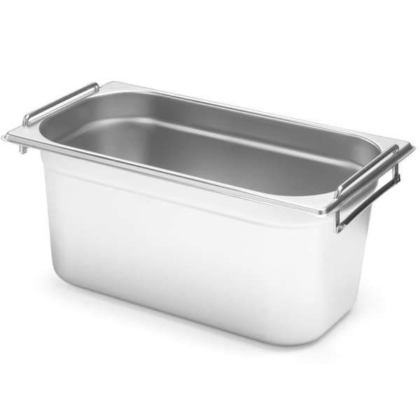 Cateringcontainer GN 1/3 med infällbara handtag 325x176x200mm 7,8L Hendi 817452