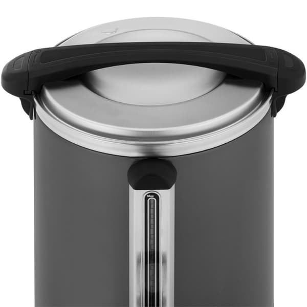 Kaffe-temaskine med hane og drypbakke 14 l 1400 W grå