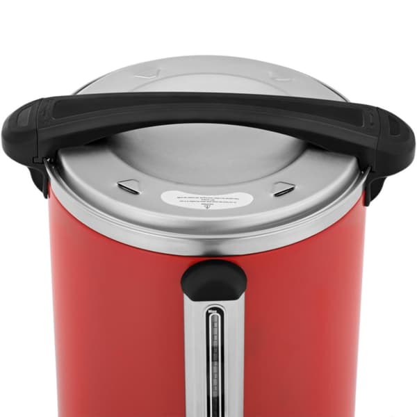 Vandvarmer med dobbeltvægge og afløb 13,5 L 2500 W rød