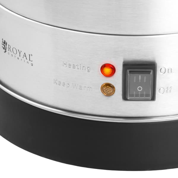 Varmare glögg varmvattenberedare dubbelvägg stål 14,5L 2500 W