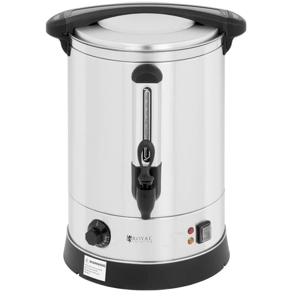 Varmare glögg varmvattenberedare dubbelvägg stål 14,5L 2500 W