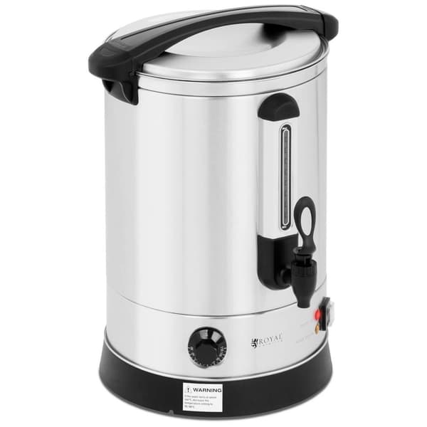 Varmare glögg varmvattenberedare dubbelvägg stål 14,5L 2500 W