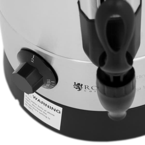 Varmare glögg varmvattenberedare dubbelvägg stål 8,7L 1500 W