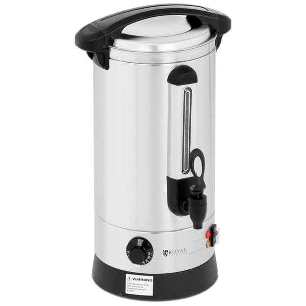 Varmare glögg varmvattenberedare dubbelvägg stål 8,7L 1500 W