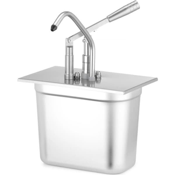 Låg til GN 1/4 beholder med dispenser - Hendi 558140