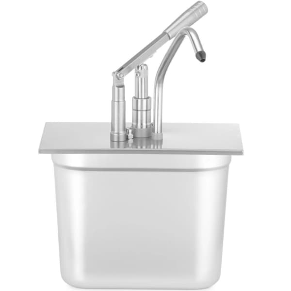 Låg til GN 1/4 beholder med dispenser - Hendi 558140