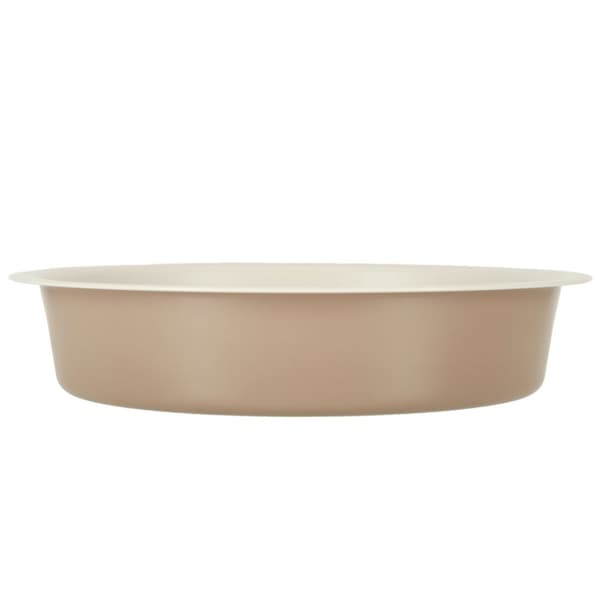 Bakplåt, kakform, rund form för tårta guiche-kakor, 26 cm, brun