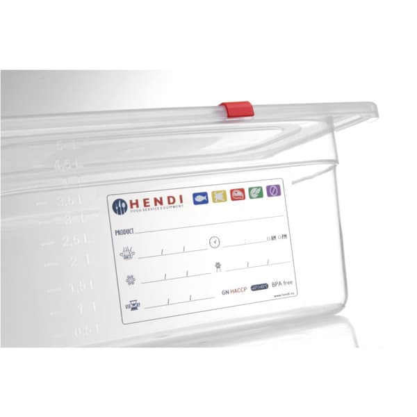 Polypropenbehållare GN 1/1 höjd 150 mm - Hendi 880067