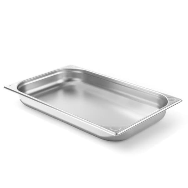 Kitchen Line GN 1/1 stålbeholder, højde 65 mm - Hendi 806128