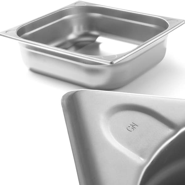 Kitchen Line GN 2/3 terässäiliö, korkeus 65 mm - Hendi 806227