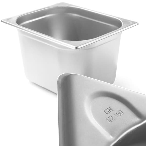 Kitchen Line GN 1/2 terässäiliö, korkeus 150 mm - Hendi 806340