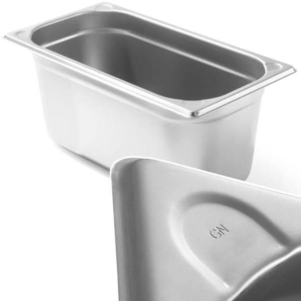 Kitchen Line 1/4 stålbeholder, højde 150 mm - Hendi 806548