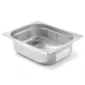 Pikkukuva 1 / 4: GN 1/2 Kitchen Line -säiliö, rei'itetty, korkeus 100 mm - Hendi 807330