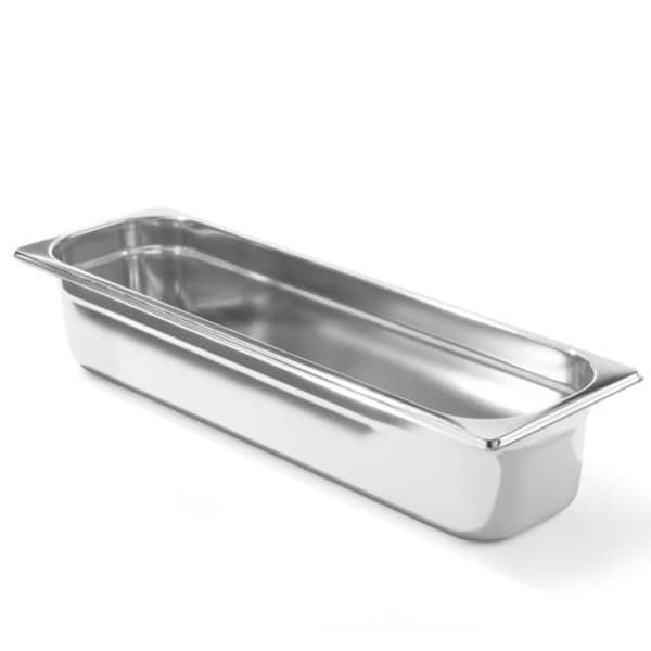 GN-säiliö 2/4 ruostumatonta terästä Profi Line korkeus 100 mm - Hendi 801666