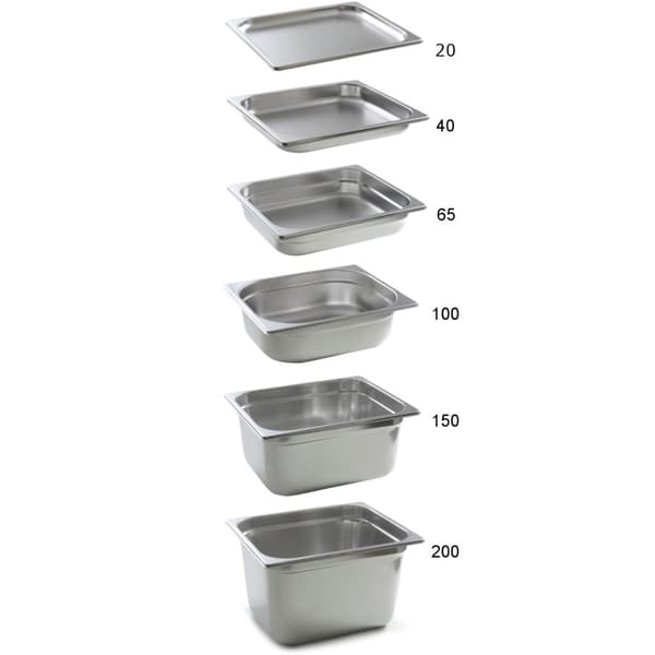 Cateringbeholder til GN 1/2 ovne, højde 40 mm - Hendi 816073