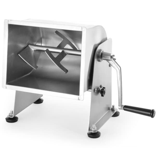 Manuell mixer för att fylla korvkött med lutande skål 11 kg - Hendi ...