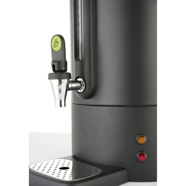 Kaffevärmare med droppfri kran svart Concept Line 18 l - Hendi 211465
