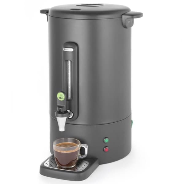 Kaffebryggare med droppfri kran svart Concept Line 13 l - Hendi 211489