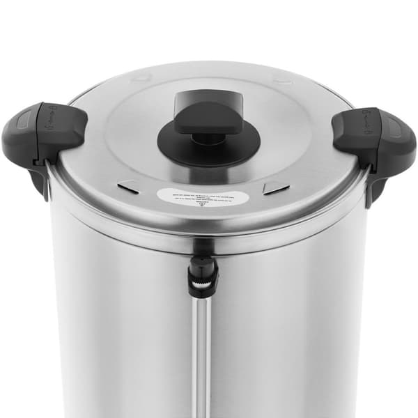 Varmvattenberedare med dubbla väggar och avlopp 19,7 L 2500 W silver