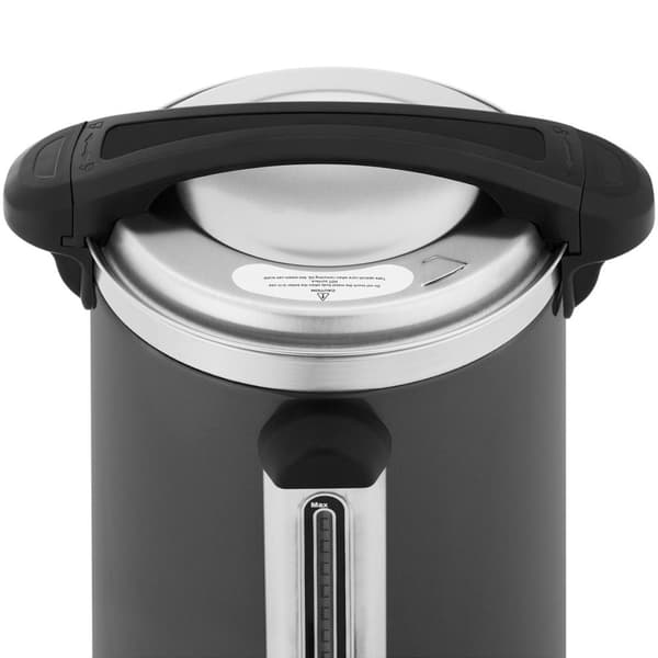 Te-kaffemaskine med hane og drypbakke, 6 l, 950 W, grå