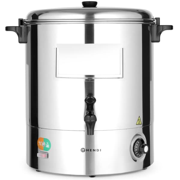 Stålgløgg vandvarmer 2200W 30L - Hendi 209905