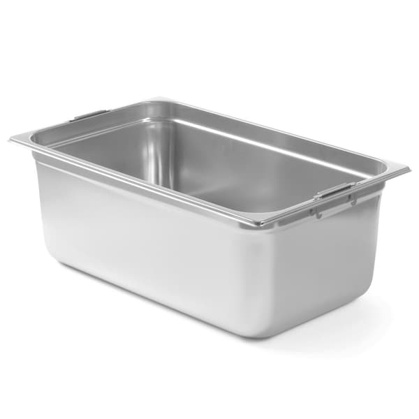 GN-behållare med infällbara handtag, rostfritt stål GN1/1 530x325mm, höjd 200mm - Hendi 803202