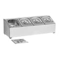 Miniatyrbild 1 av 5: Displaystativ för cateringcontainrar 4 x GN1/6 + 4 x Containers