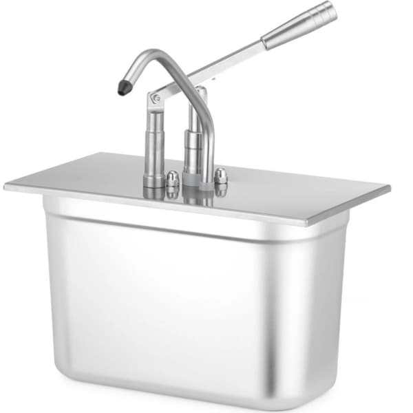 Låg til GN 1/3 beholder med dispenser - Hendi 558157