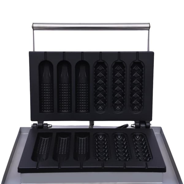 Hot Dog Maker, 1500W Effekt, 6 Vaffel Kapacitet,6, Type2 - To modeller