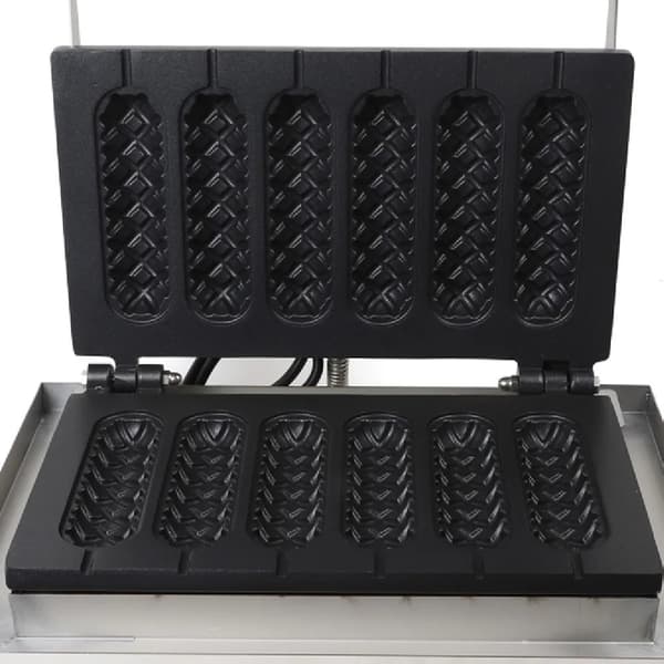 Hot Dog Maker, 1500W Effekt, 6 Vaffel Kapacitet,6, Type2 - To modeller