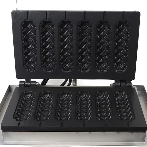 Hot Dog Maker, 1500W Effekt, 6 Vaffel Kapacitet,6, Type2 - To modeller