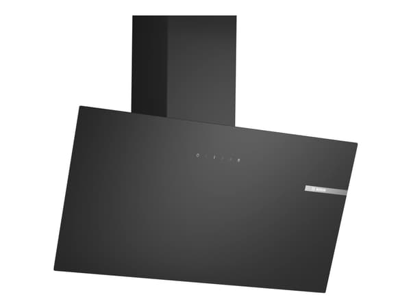 Bosch Serie | 2 DWK85DK60 - Panser - skorsteinvinklet - bredde: 79 cm - dybde: 32.5 cm - ekstraksjon og resirkulasjon (-) - svart