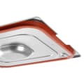 Pikkukuva 3 / 3: Kansi GN Profi Line -säiliölle, silikonitiiviste ja aukko GN1/3-kahveille 325x176mm teräs - Hendi 804339