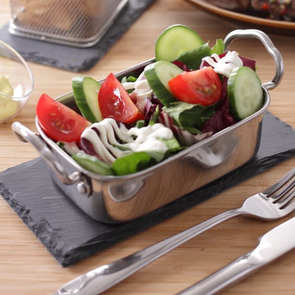 Lille snackrister i rustfrit stål 185x95x45 mm - Hendi 426487