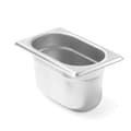 Pikkukuva 1 / 3: GN-säiliö 1/9 korkeus 100 mm, ruostumaton teräs - Hendi 800737